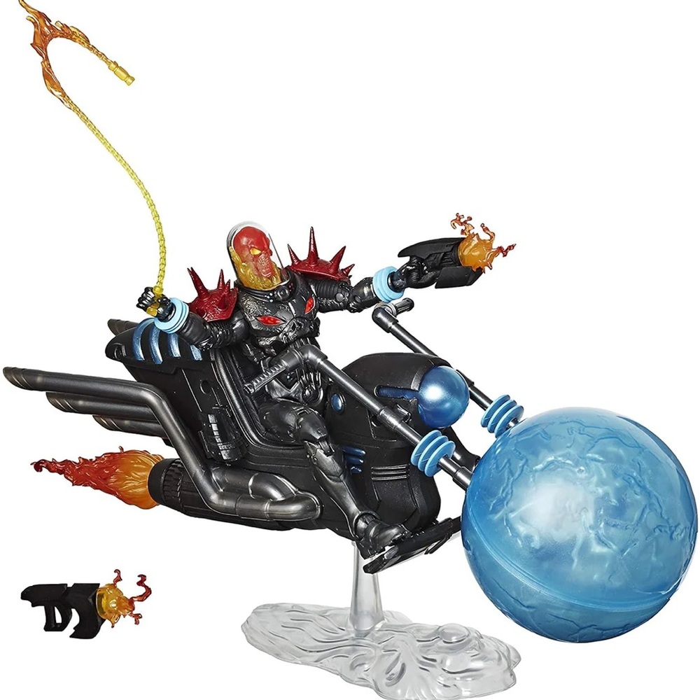 Action Figure with Motorcycle and Accessories